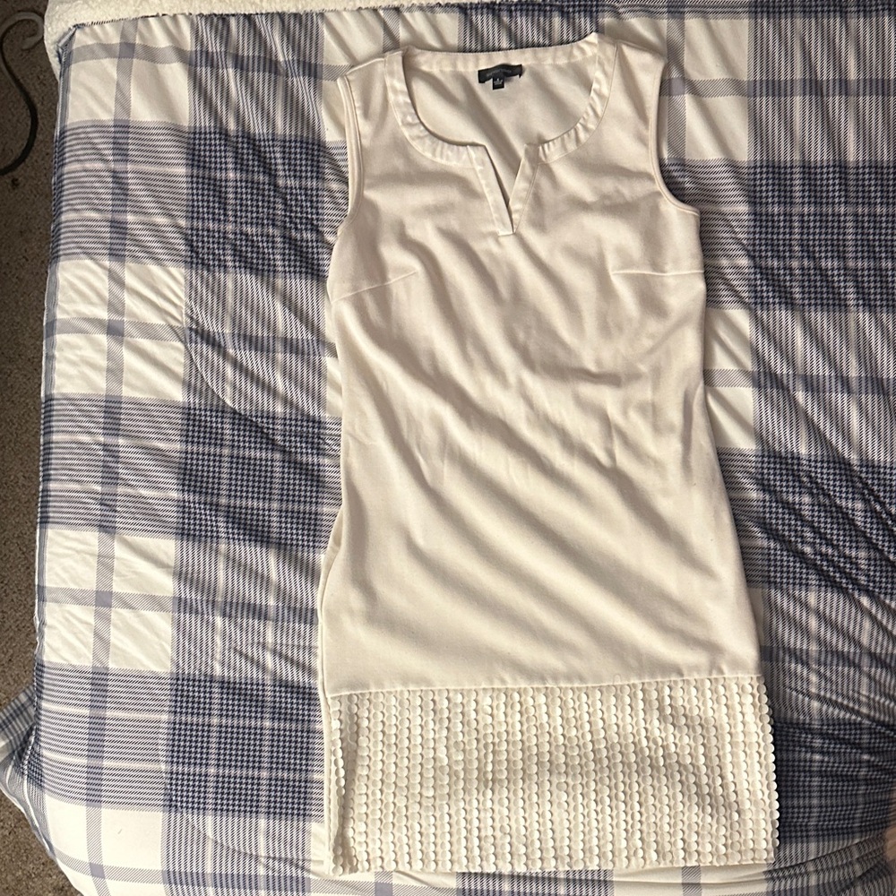 Spense White Midi Dress